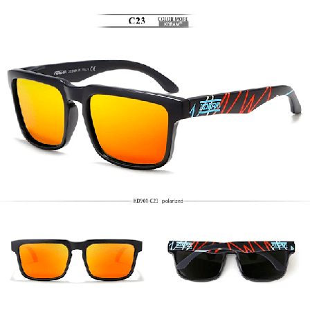 KDEAM 2024 Italia Trendikäs Brändin Suunnittelu Aurinkolasit Urheilu HD Polaroidit Neliömäiset Tukkumyynti Aurinkolasit Naisille/Miehille Ajo