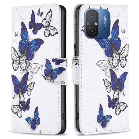 Wonderland Xiaomi Redmi 12C Flip Etui - Sommerfugle