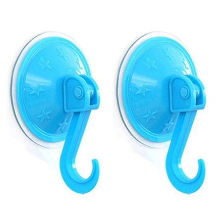 2 stk. Veggkroker Henger Kjøkken Bad Garderobe Sugeskoppsett