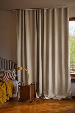 Jotex - Verduisteringsgordijn 1-pack - Extra Breed Beige Beige - KYLIE - Koop Verduisterende gordijnen bij Jotex