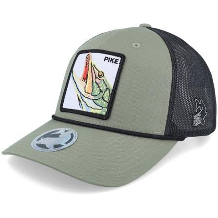 Skillfish - Pike Pro Fishing 112fpr Split Loden/Black Trucker Trucker Green Cap - @ Hatstore