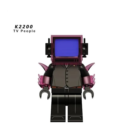 KDL Skibidi Toalettgubbe Figurer Anime Block Leksaker TvMan Titan Kameraman Speakerman Klossar Modell Leksak För Barn Födelsedagspresenter