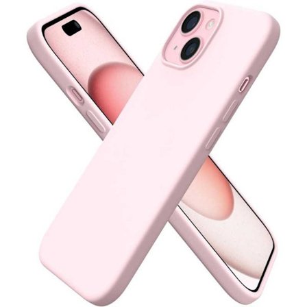 Gummibelagt Støtsikkert Deksel iPhone 15 - Rosa