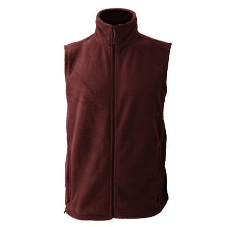 Russel Fleece Gilet Jacka / Bodywarmer XS Burgundy