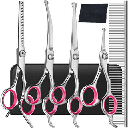 Hundvårdssax Professionellt Rosa
