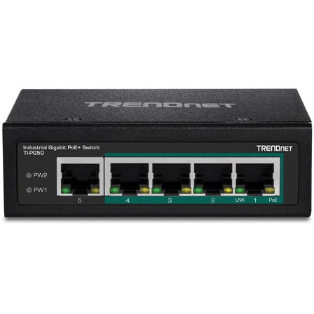 TRENDnet 5-Port Industrial Gigabit PoE