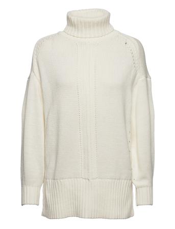Objjanine L/S Knit Tunic Pb10 White Object