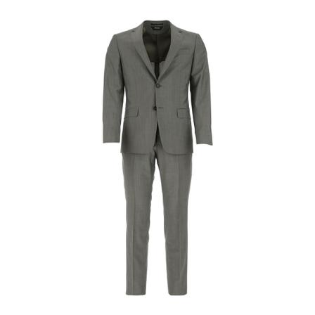 Z Zegna - Kostymer - Grå - Herr - Storlek: L, Herr, Storlek: L