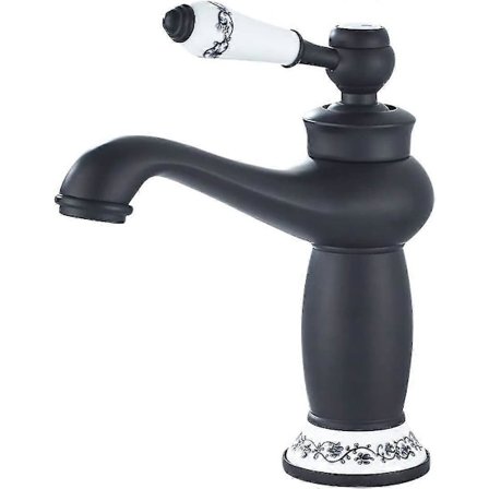 Baderomsarmatur, servantarmatur, krom messing baderomsarmatur, svart servantarmatur