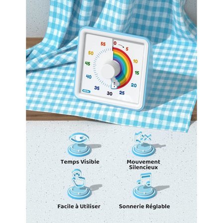 Børnetimer, 60 minutters børnestopur og nedtællingstimer til børn og voksne