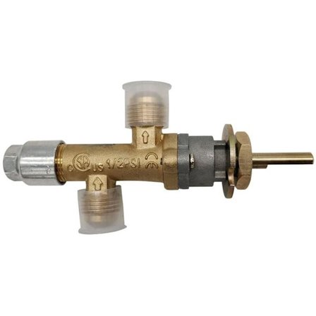 3/8 tommer propangas udendørs ildsted og lavtryksvarmer ildsted hovedkontrolventil