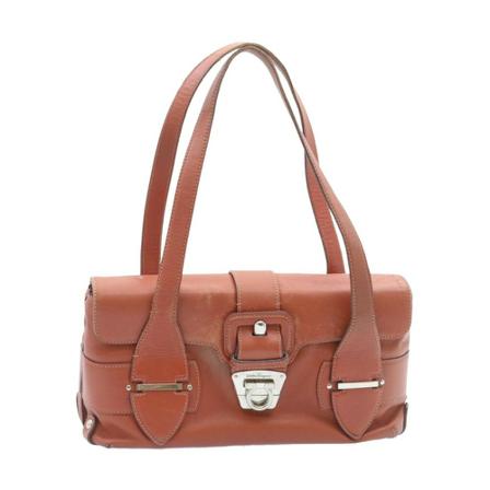 Salvatore Ferragamo Pre-owned, Shoulder bag Bruin, Dames, Maat:ONE Size,leer