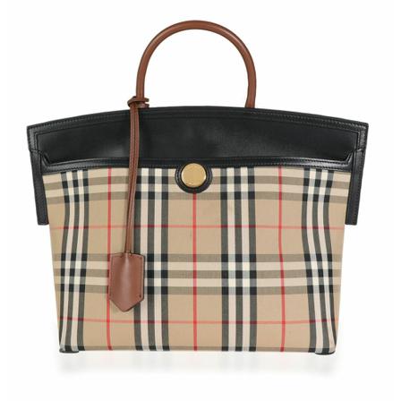 Burberry Vintage, Pre Owned Top Handle Bag #4831981 Bruin, Dames, Maat:ONE Size