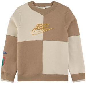 Kids - NIKE Color-blocked Sweatshirt Beige 12-13 Years - Jumpers and knitwear - 12-13 years - Beige