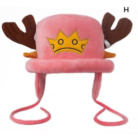 Vintermyk og varm lue med søt tegneserie Tony Tony Chopper-form - Perfekt julegave til kvinner