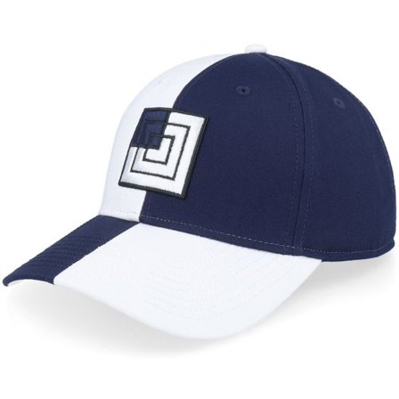 American Needle - Blå adjustable Keps - Flw Quad Back Range White/Navy Adjustable @ Hatstore