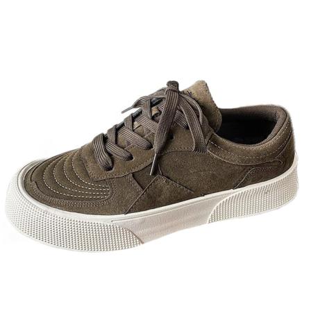 Herr Rund Toe Mode Sneaker Low Top Platt Komfort Casual Shoes