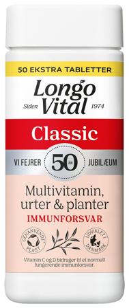 Longo Vital Classic 180 stk. + 50 stk, Helse & Madvarer, Vitaminer, Multivitaminer