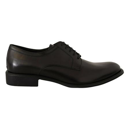Dolce & Gabbana, Lace Up Formal Derby Shoes Czarny, Mężczyzna, Rozmiar: 41 EU