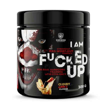 Swedish Supplements F#cked Up Joker, 300 gram, Cloudy Apple - PWO, Kosttillskott, Prestationshöjare & PWO, Pre-Workout (PWO)