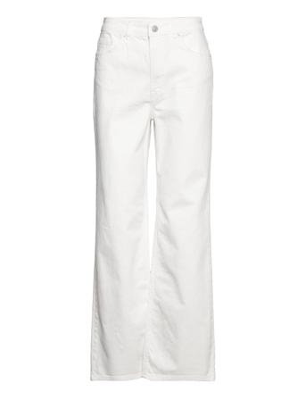 Slfalice Hw Long Wide Snow White Jeans U Vide Jeans Hvit Selected Femme