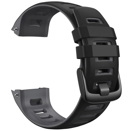 Garmin Instinct Tvåfärgat klockarmband i silikon - Svart/Grå