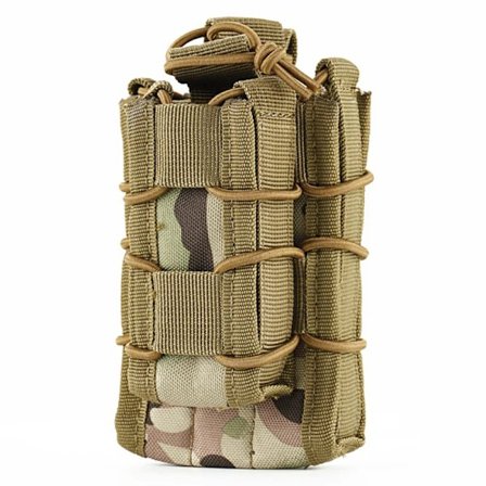 Molle Tactical Magazine Pouch Dubbeldäckare Single Airsoft Tactical AK AR M4 AR15 Rifle Pistol Mag Carrier Pouch