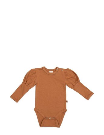 Smallstuff Body Ls W. Puff, Rosehip - Orange - 56