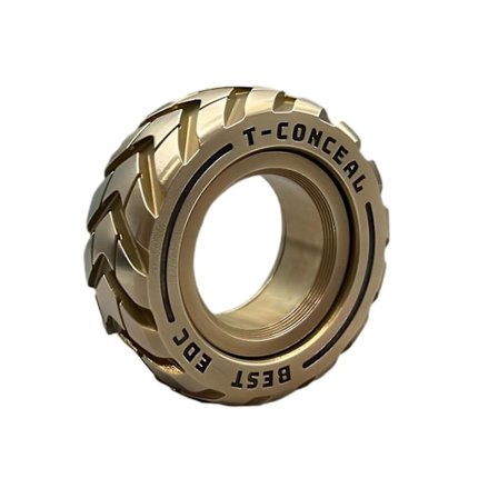 Motorcykel dæk fidget ring i rustfrit stål med dobbelt funktion, 100% ny