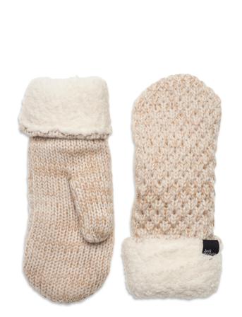 Highloft Knit Mitten F Hanskat Käsineet Monivärinen/Kuvioitu Jack Wolfskin