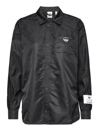 Nylon Long Sleeve Shirt Pitkähihainen Paita Musta Adidas Originals