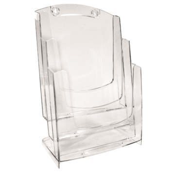 Broschyrställ A4 3-fack