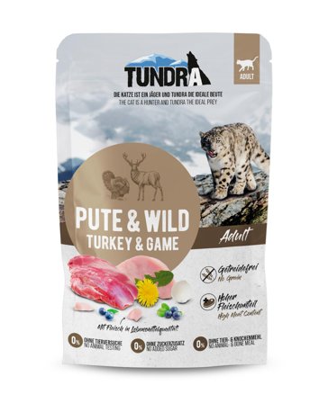 Tundra Pouch Kalkun og Vilt 85g - Våtfôr