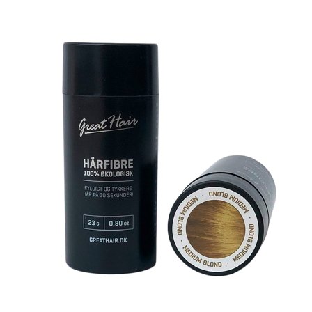 Great Hair Hårfibre Medium Blond 23 g, Hår, Hårfarve, Toningsfarve