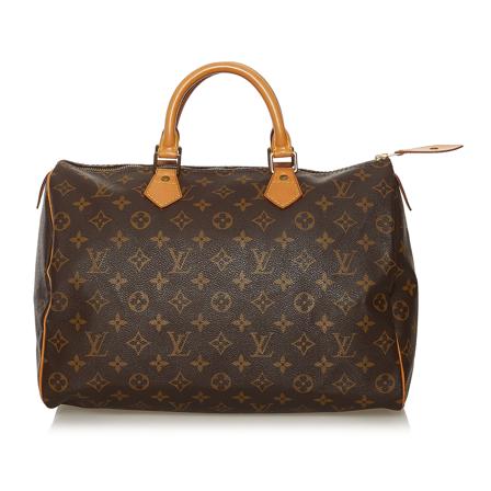 Louis Vuitton Vintage, Pre-owned Bags Bruin, Dames, Maat:ONE Size,Canvas