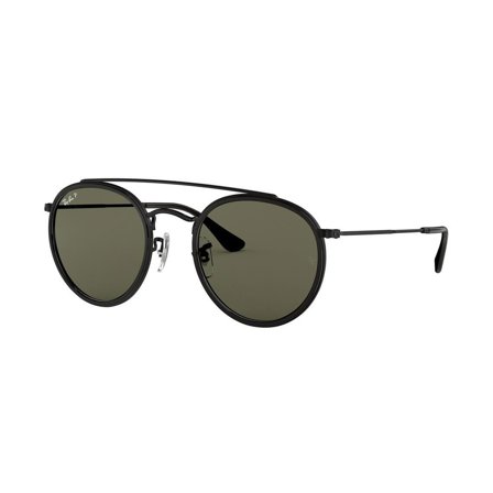 Ray-Ban Round Double Bridge - Solbriller - Svart - RB3647N 002/58 51