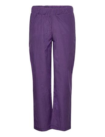 Nlfsinette Reg Check Pant Purple LMTD