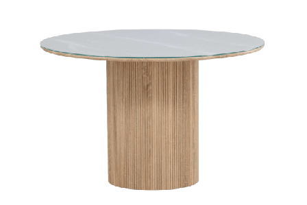 Venture Home Härön Runt Matbord Bord Unisex Vit ONESIZE