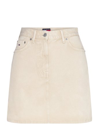 Tjw Gmd Cotton Mom Skirt Beige Tommy Jeans