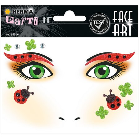 HERMA Face Art Stickers Marihøne