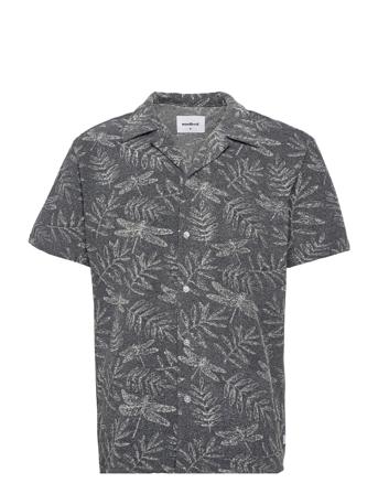 Mays Suntowel Shirt Kortermet Skjorte Grå Woodbird