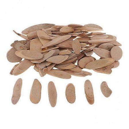 3x250g/pakkaus Ajelehtivaa puuta puisia muotoja käsintehtyyn askarteluun soikea 4,2-8cm