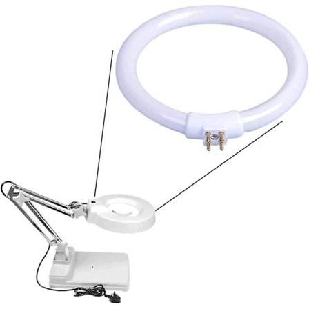 T4 Rund Lampe Rundt Lysrør Rør Ringlys Rør Rør Ringlampe Rund Glødelampe Rør Ring Glødelampe Sirkulært Lysrør 11w 110-220v 200lm? Med