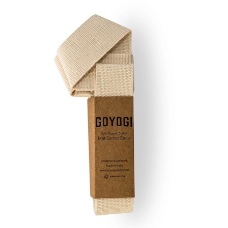 GOYOGI Organic Cotton Bærestrop Natural, Sport & Velvære, Yogaudstyr, Yogamåtter
