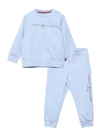 Baby Essential Set Sets Sweatsuits Blå Tommy Hilfiger
