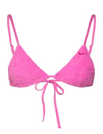 Nike Retro Flow Terry Bikini Top Pink NIKE SWIM