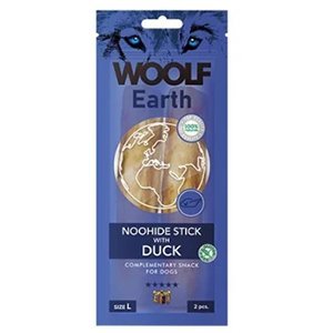 Woolf Earth Noohide Sticks, Duck, Large, 2 stk