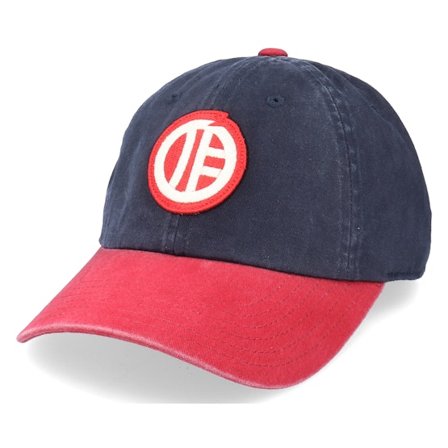American Needle - Blå unconstructed Caps - Oakland Oaks Archive Navy/Dark Red Dad Cap @ Hatstore