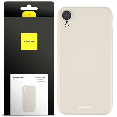 Spacecase Silikonfodral För Iphone Xr Bone Skydande Skydd