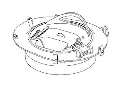 Franke 133.0304.912 Spjeld for 200- og 800-serien, Ventilasjon